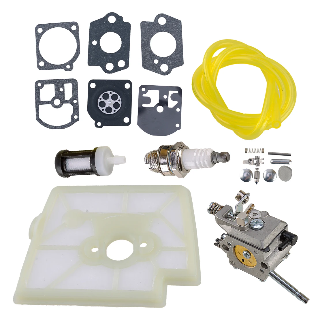 Imagem -02 - Carburador Filtro de ar Juntas de Faísca Kits de Linha Apto para Stihl Fs160 Fs180 Fs220 Fs280 Fs290 Aparador Zama C1551 C1s-s3d Conjunto