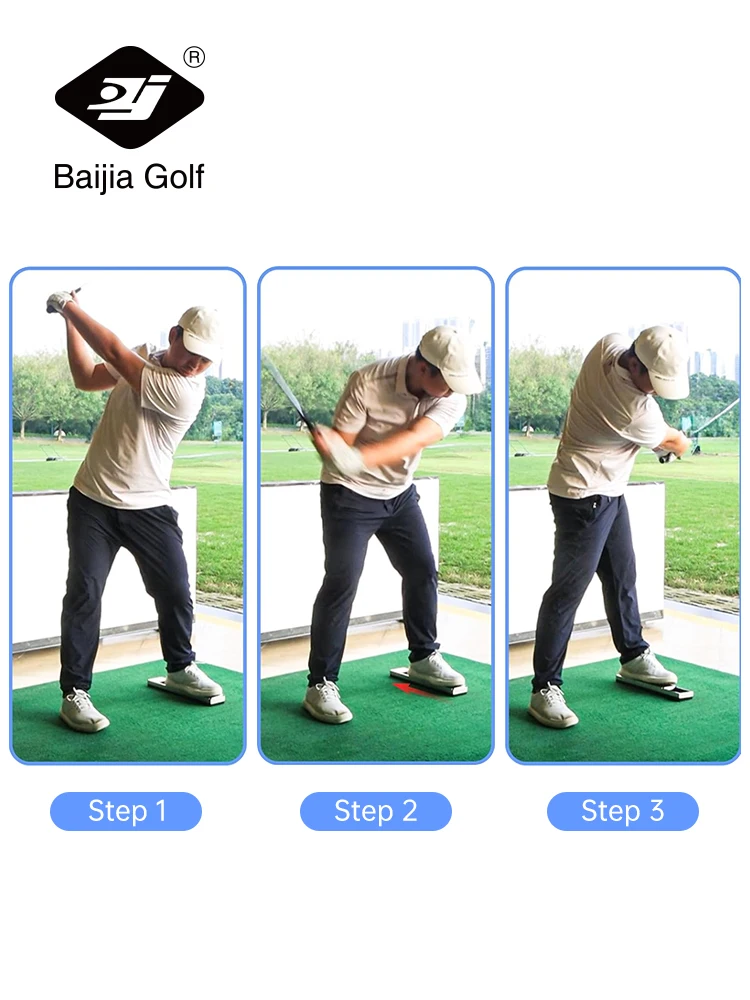 BaiJia Golf swing Trainer Aid Pedal Portable Golf swing Leg Gravity Pedal Golf swing PostureCorrection Trainer For Golf supplies