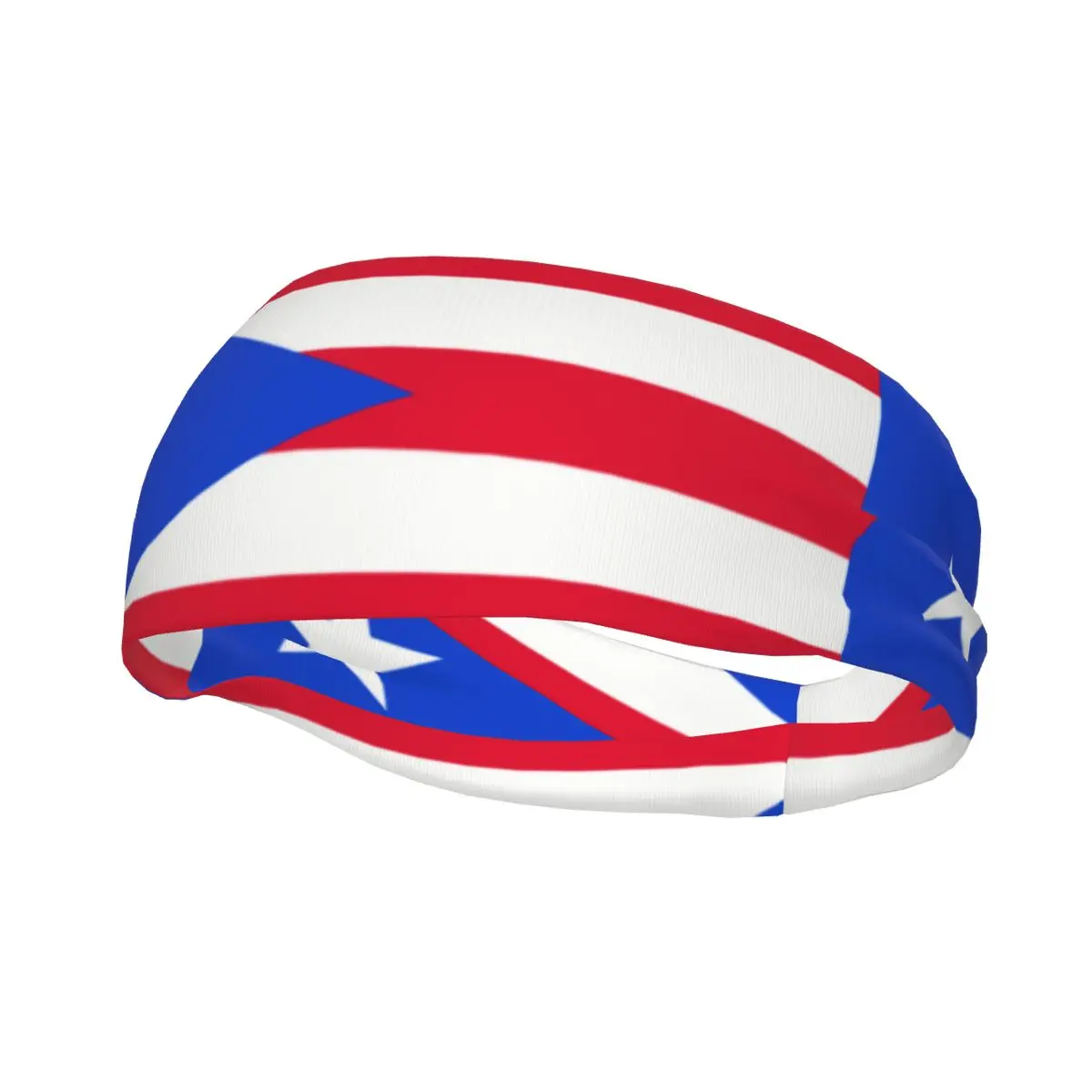 Sports Sweatband Breathable Headband Sweat Hair Head Band Puerto Rico Flag Yoga Headband