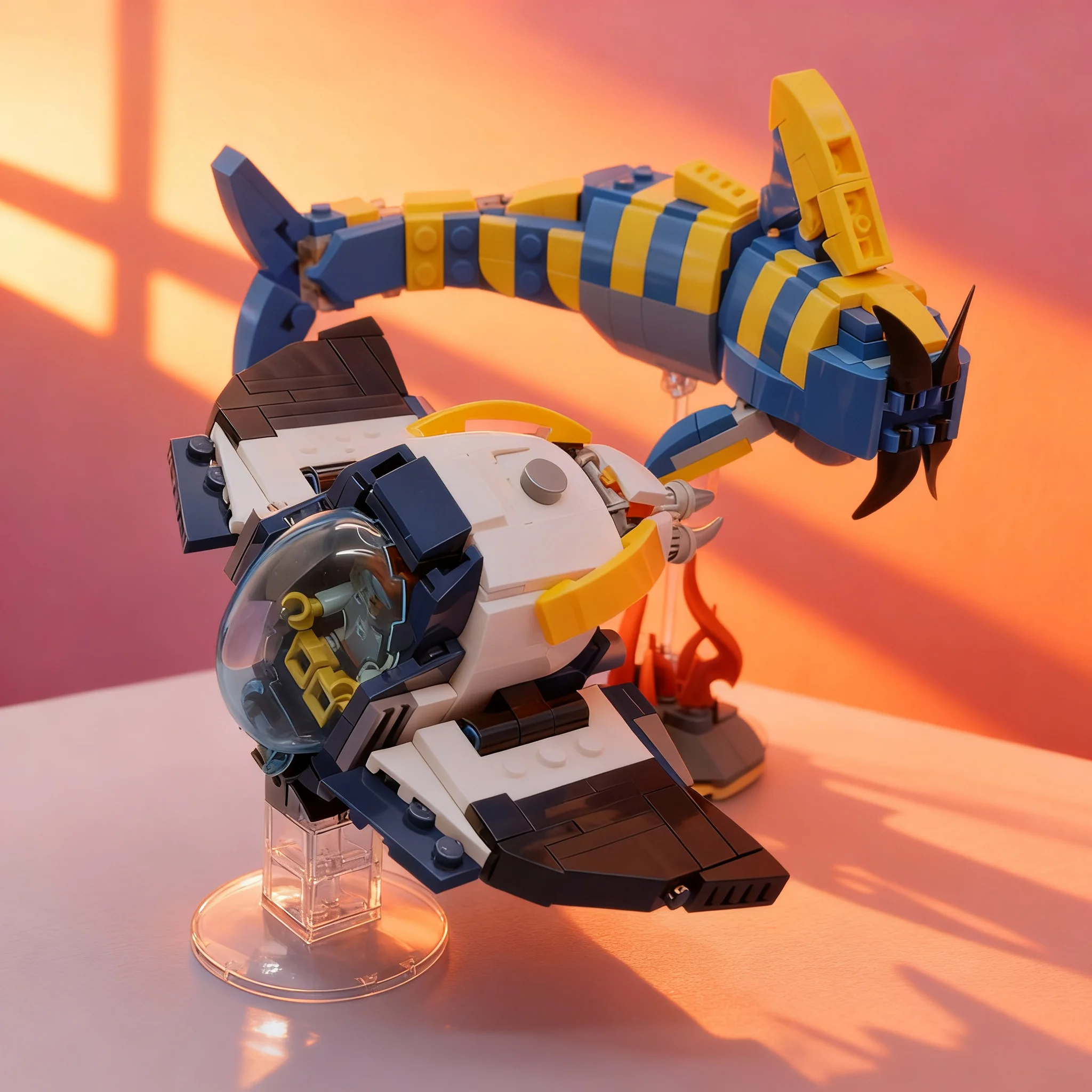 370ピース-moc-サブノーティカ2-タドポール-ニブラー-マンゴー-モデル-ビルディングブロック-クリスマスギフト-diy-コレクション-アート-クリエイティブ-組み立て-バースデーギフト
