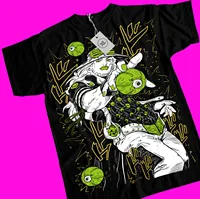 Camiseta giroscópica Zeppeli Jojo's Bizarre Adventure, divertida camiseta negra de Anime, todas las tallas