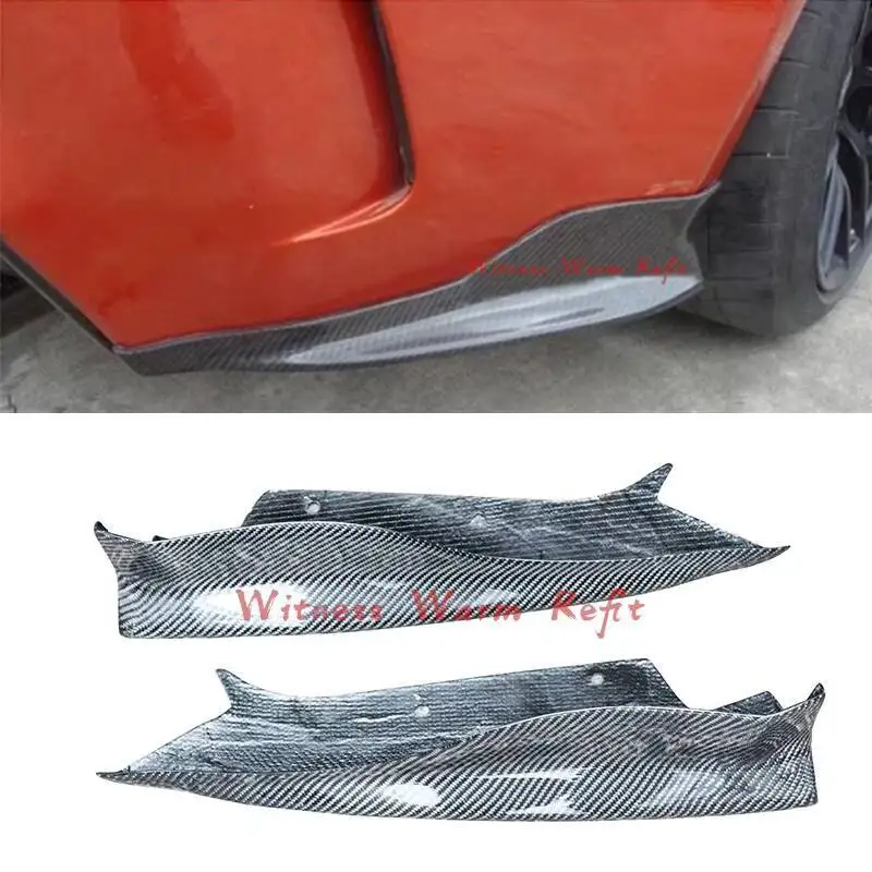 Rear Bumper Lip Aprons Side Splitter for Bmw 1 Series E82 E87 1m 2007-2014 Carbon Fiber Frp Mudguard Fenders view 6