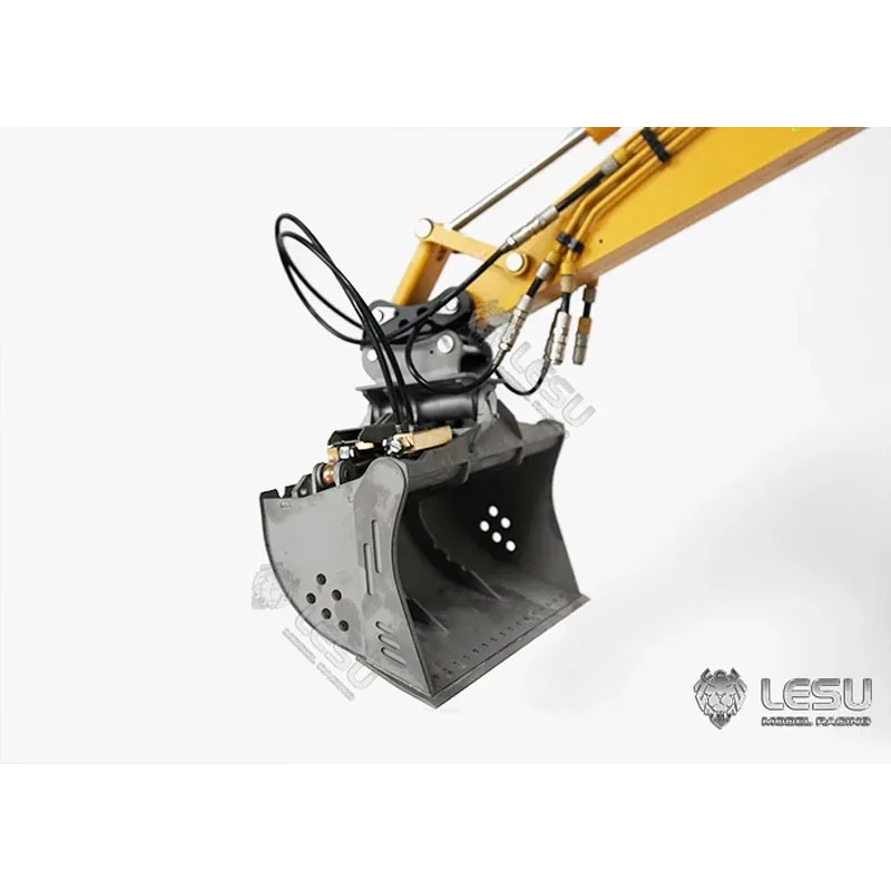 LESU RC 1/14 Metall-Kippmulde für Hydraulikbagger Lader Muldenkipper für SCANIA MAN VOLVO Anhänger Kipper DIY-Teile – Detail 5