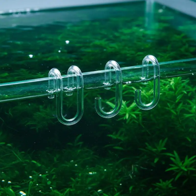 5Pcs U Shape Tube Acrylic Aquarium Connector Fish Tank Air Pump Air Tube Filter Connecting Accessories