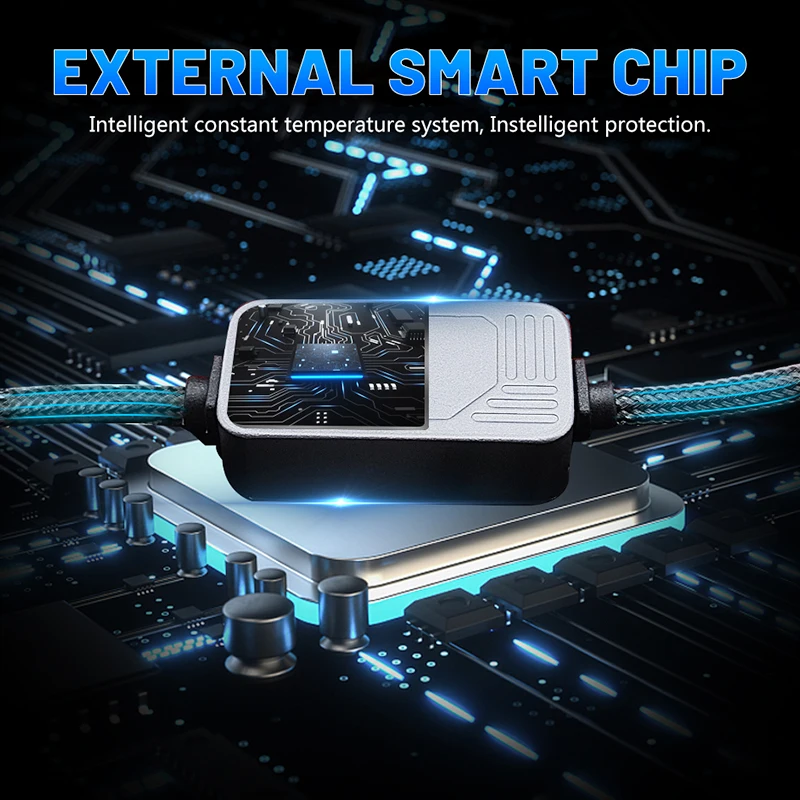 CANBUS H7 H4 H11 H1 مصابيح Led 6000K 9007 9006 9005 HB3 HB4 H13 880 9012 HIR2 H8/H9 التوصيل والتشغيل العالمي سيارة ميل المصابيح الأمامية