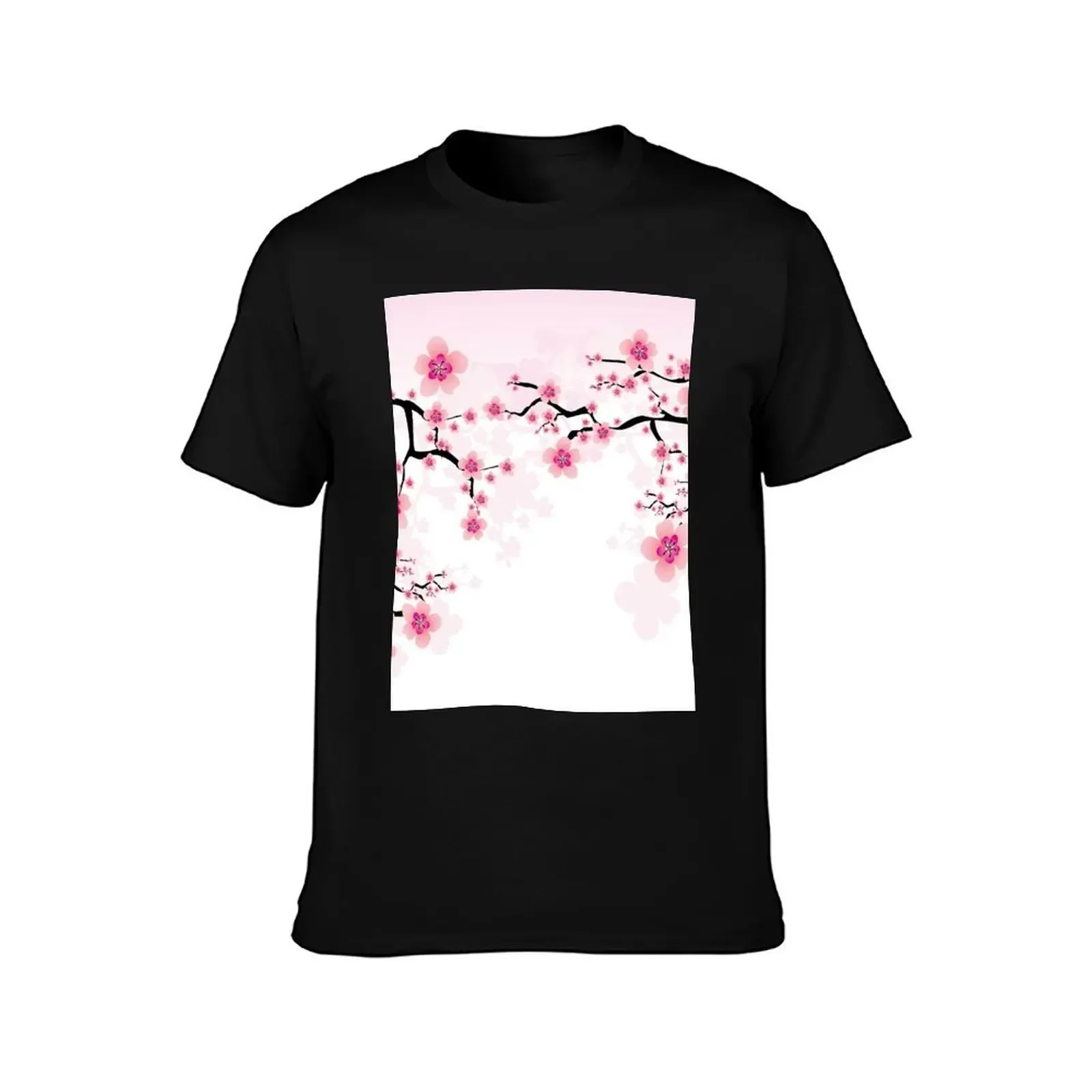 Dreamy Cherry Blossoms T-Shirt luxury t-shirt Blouse plain mens fashion