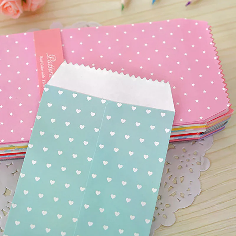 5pc Mixed Candy Color Envelopes Saving Cash Budget Envelopes Packaging Gift Craft Envelopes DIY Money Organizer Home Office