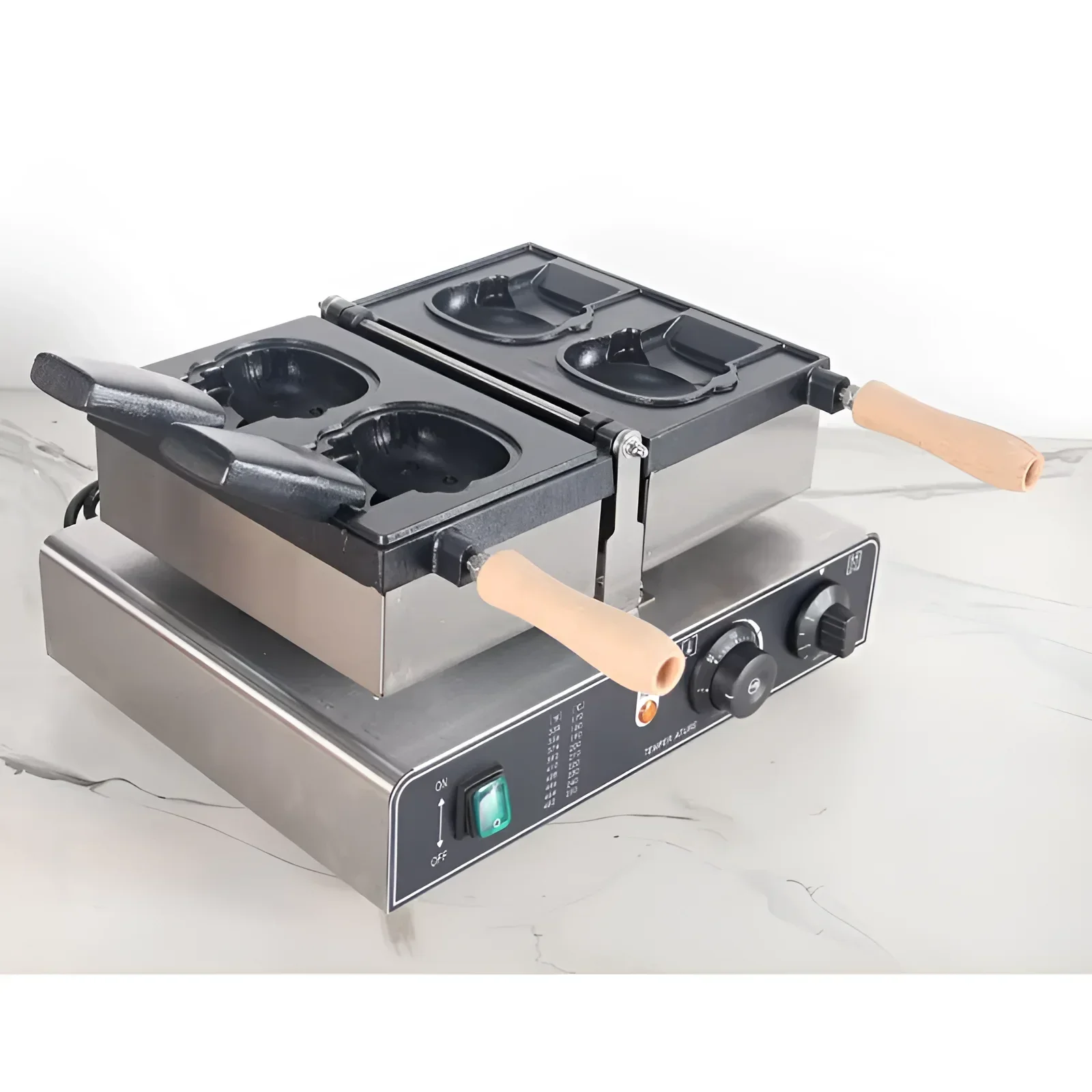 

Nonstick Snack Waffle Machine Cartoon Shape Waffle Maker Mini Waffle Maker