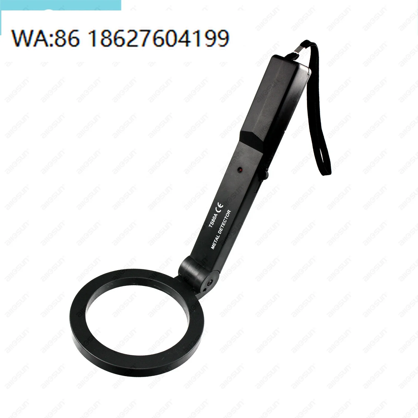 TS80A Handheld Metal Detector Adjustable Sensitivity Body Scanner High Sensitivity Security Alarm