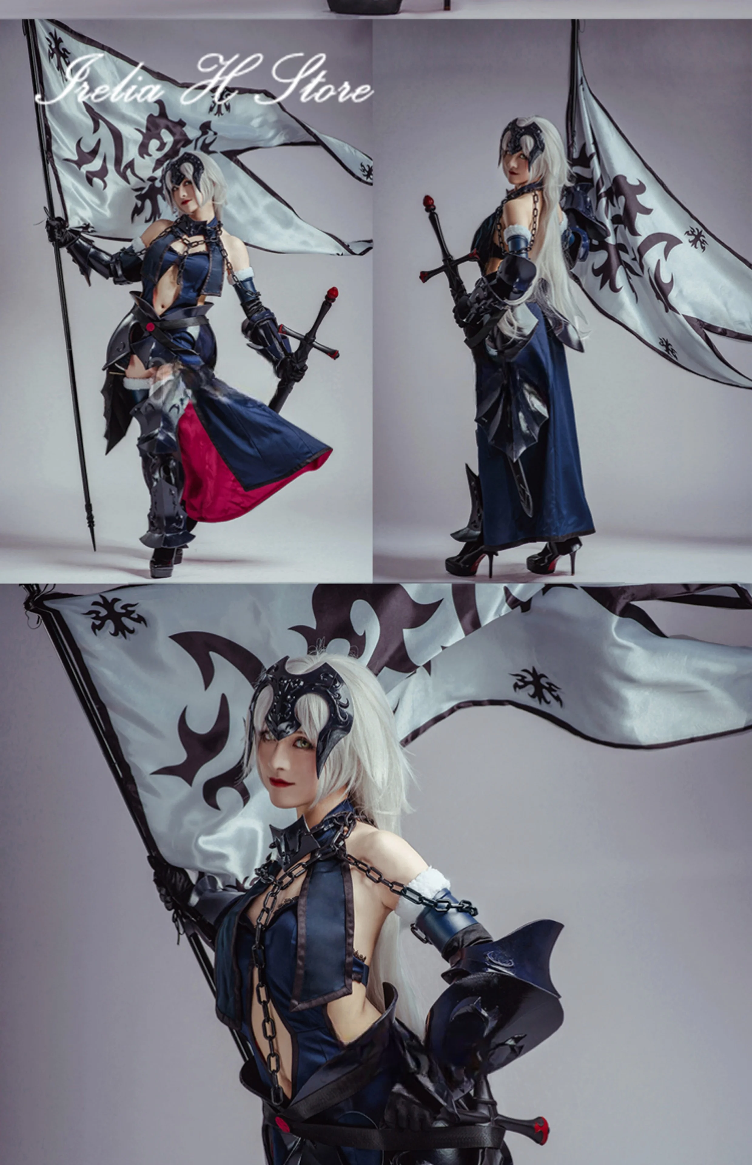 Irelia H Store Fate/Grand Order Alter Cosplay Costume Game FGO Alter Sexy Dress Female Halloween Costume image 4