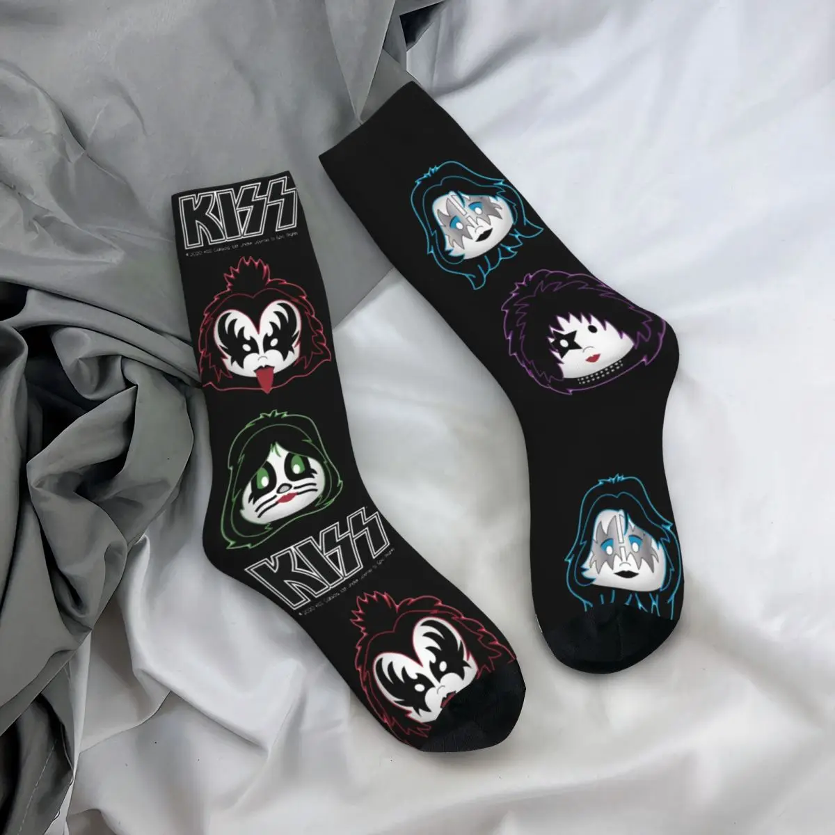 Funny Unisex Kiss Band Socks Cute Pattern Accessories Warm Socks Cute Wonderful Gifts