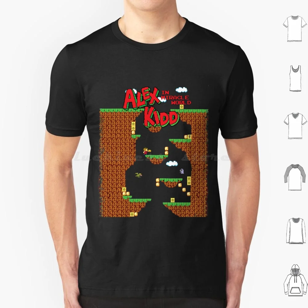Alex Kidd In Miracle World t-shirt hommes femmes enfants 6xl Alex Kidd Miracle monde maître système rétro vidéo Gamer vieille école