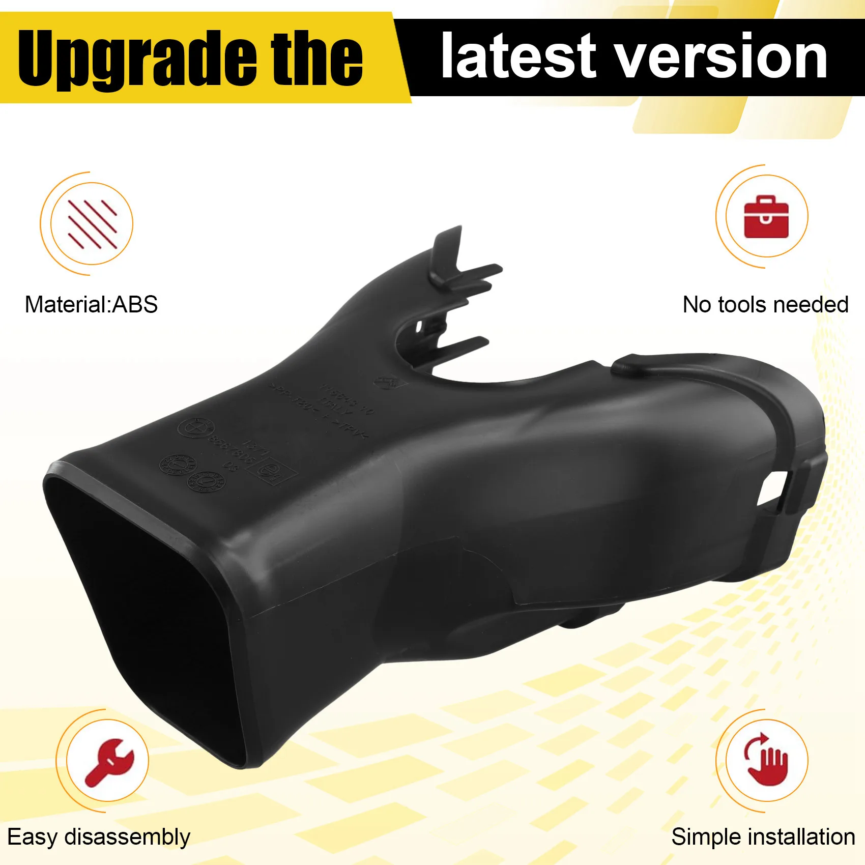 Mega SaleFor BMW S1000RR M1000 RR 2019-2025 Motorcycle Ram Air Intake Tube Duct Breather Pipe Air Intake Duct Accessories