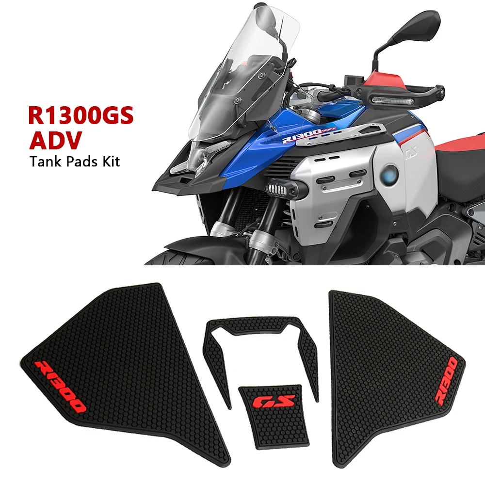 

For BMW R1300GS ADV R 1300 GS Adventure R1300GSA 2024 2025 Fuel Tank Pads Protector Stickers Knee Grip Traction Pad Kit