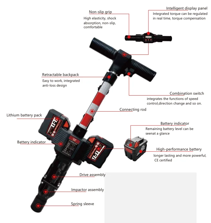 Solid And Durable LDB1901 Vertical Operation And Double power orque Wrench