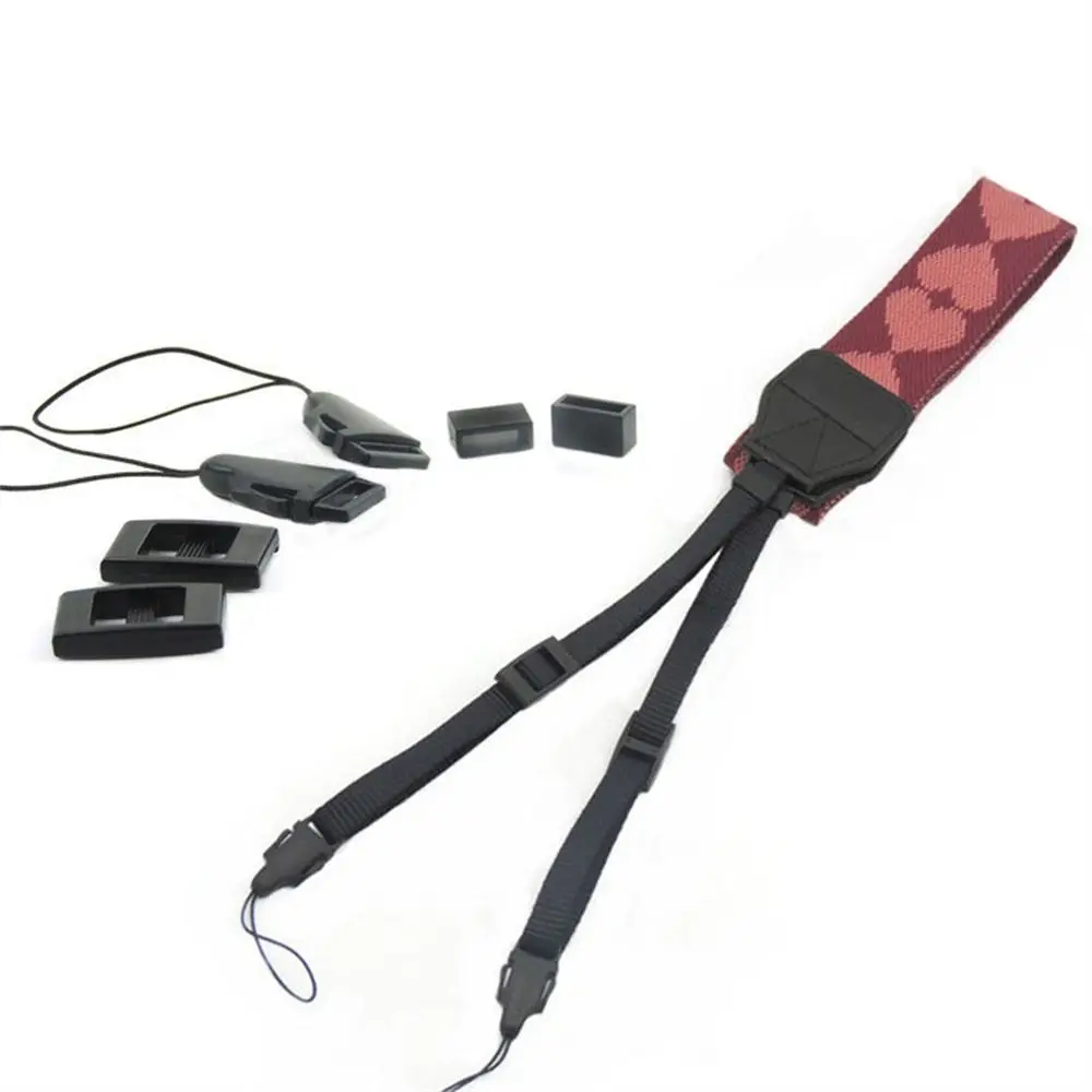 Camera Accessories Love Heart Camera Shoulder Strap Adjustable Camera Strap Camera Neck Belt Nylon Colorful SLR Camera
