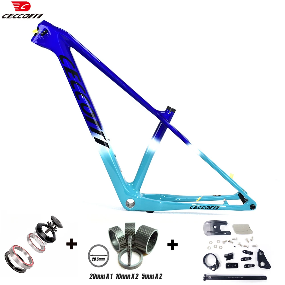 

Новая рама для горного велосипеда CECCOTTI Hardtail, максимальная нагрузка 250 кг, 29er MTB, заводская цена, гарантия 2 года.