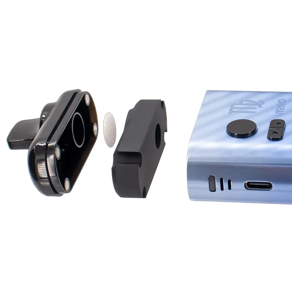 Anix Virgo Dry Herb Vaporizer 1300mAh Temp Control Ceramic Heating Chamber OLED Screen Yocan Hit Vane Xmax Herbal Vape Pen Kit