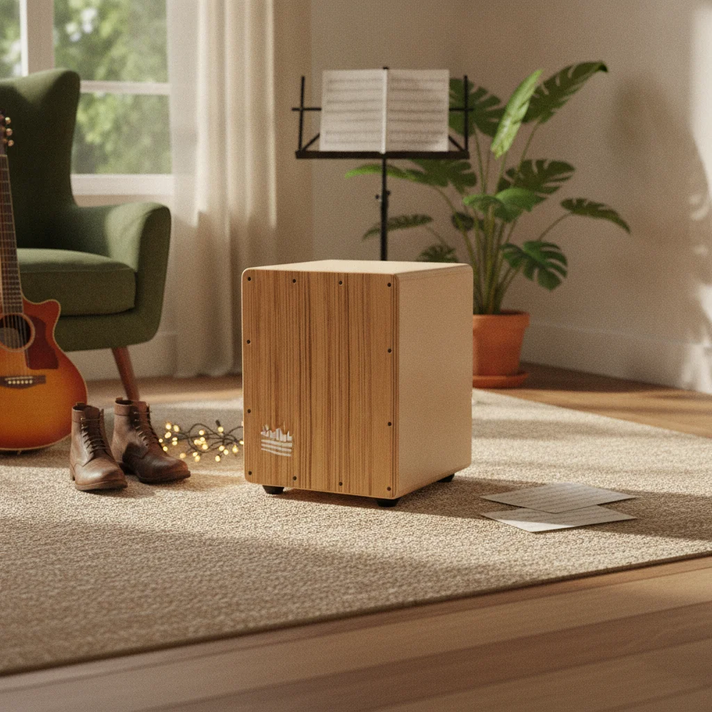 Cajon Box Drum - Cajon houten boxdrum percussie-instrument compact voor