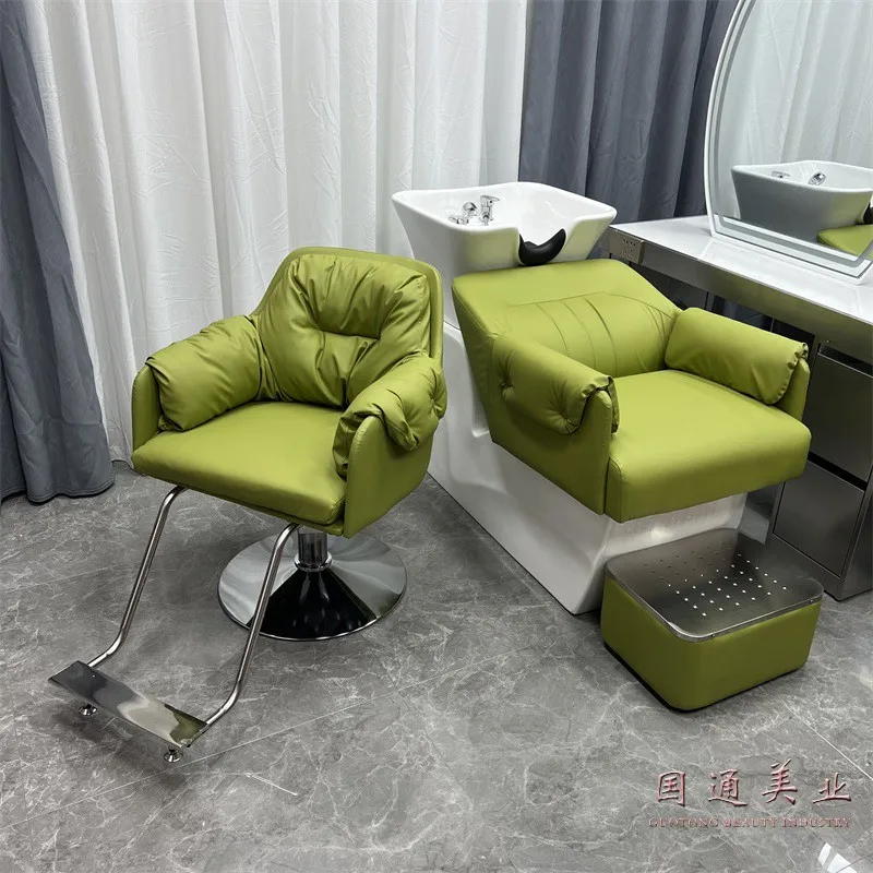 Beauty Salon Luxury Barber Chairs Makeup Hair Stylist Tattoo Hairdressing Dressing Barber Chairs Cadeira Tattoo Furniture QF50BC