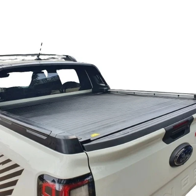 Retractable Electric Roller Shutter Tonneau Cover for Pickup Truck Bed, Truck Bed Lid