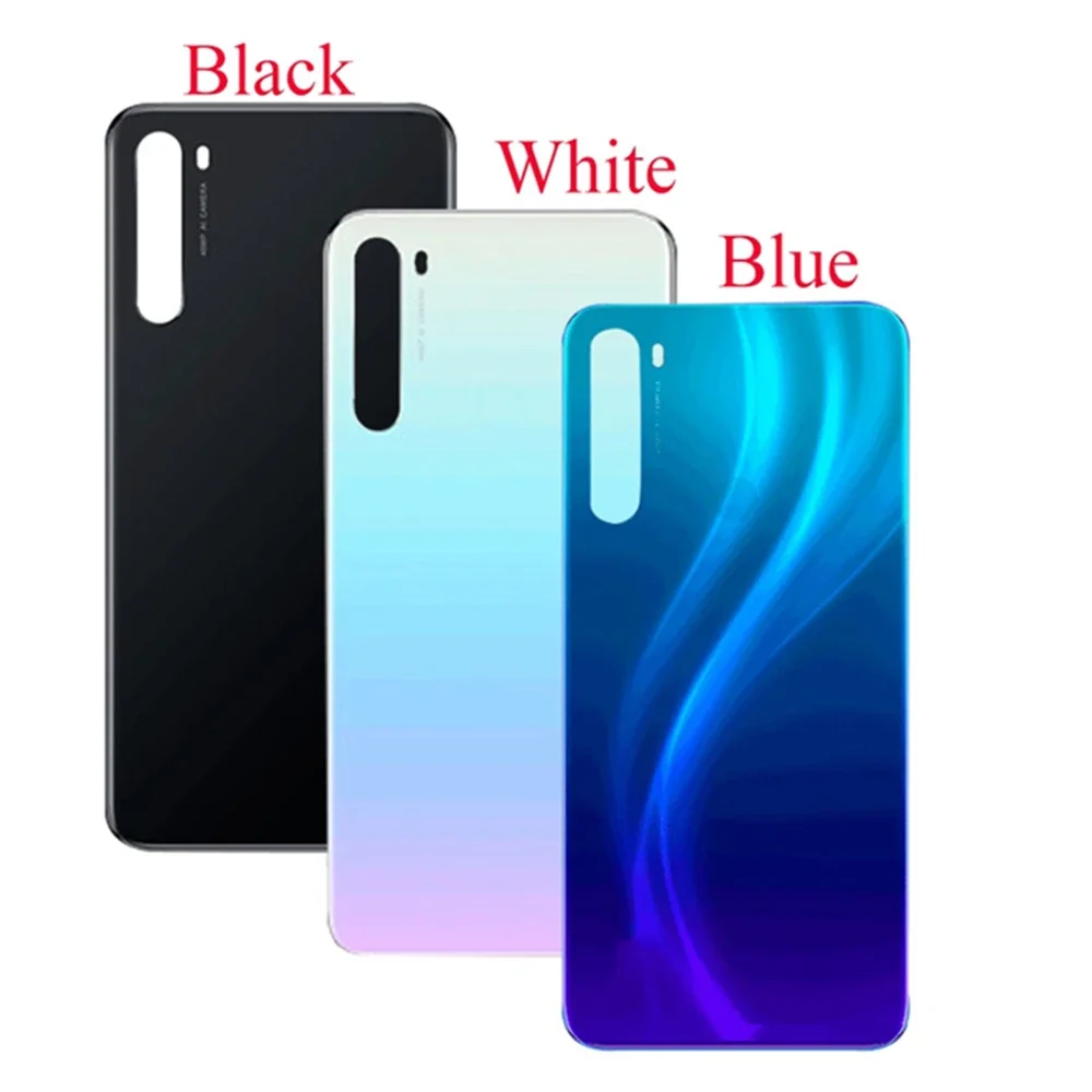 Back Glass For Xiaomi Redmi Note 8 Pro Back Battery Cover Door Rear Glass Housing Case For Redmi Note 8 Back Cover