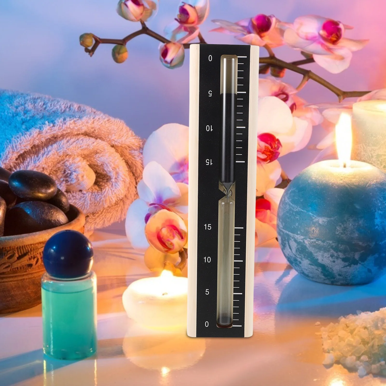 

Sauna Timer Hourglass Childern Sandglass Chefs Wooden Cooking Egg Home Food Preparation