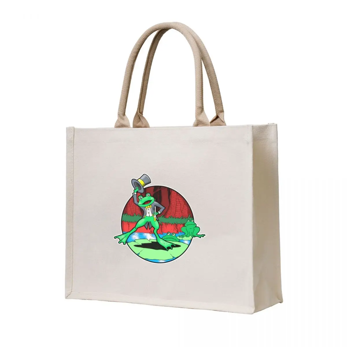 

Dancing Frog Tote Bag tote bags aesthetic Shopper bag hand bag