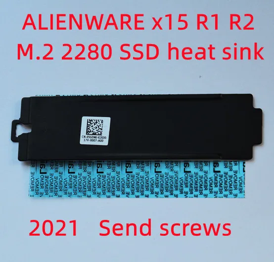 

Dell Alienware Alienware x15 R1 R2 M.2 2280 SSD Solid State Drive Heatsink Radiator Bracket Vest 05GDMJ