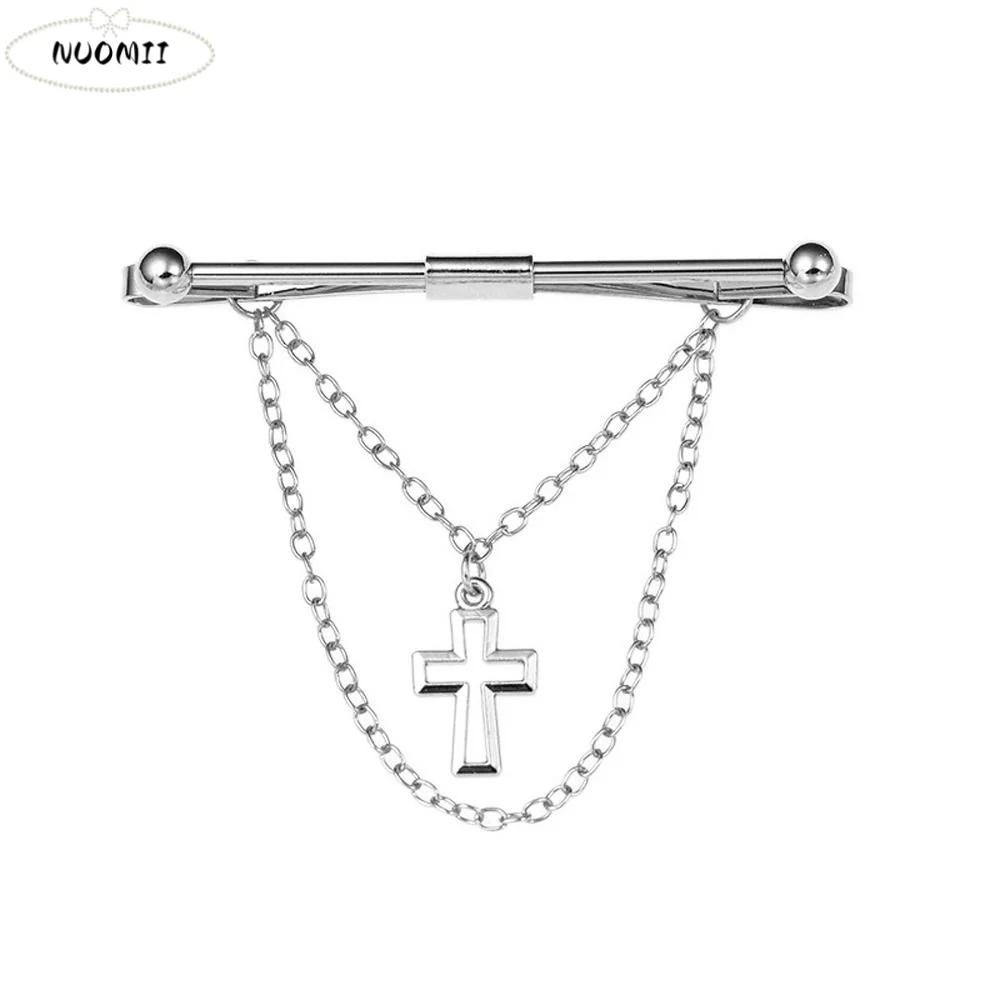 Exposure Cross Pendent Alloy Non-injury Clothing High-grade Women Collar Bar Men Collar Clip Neckwear Accessories Tie Clip