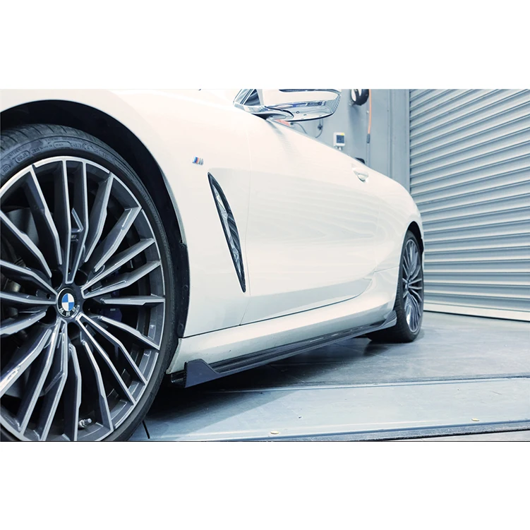 IMP Carbon Fiber Side Skirts Extensions for 8 Series G14 G15 M8 F91 F92 Convertible and COUPE