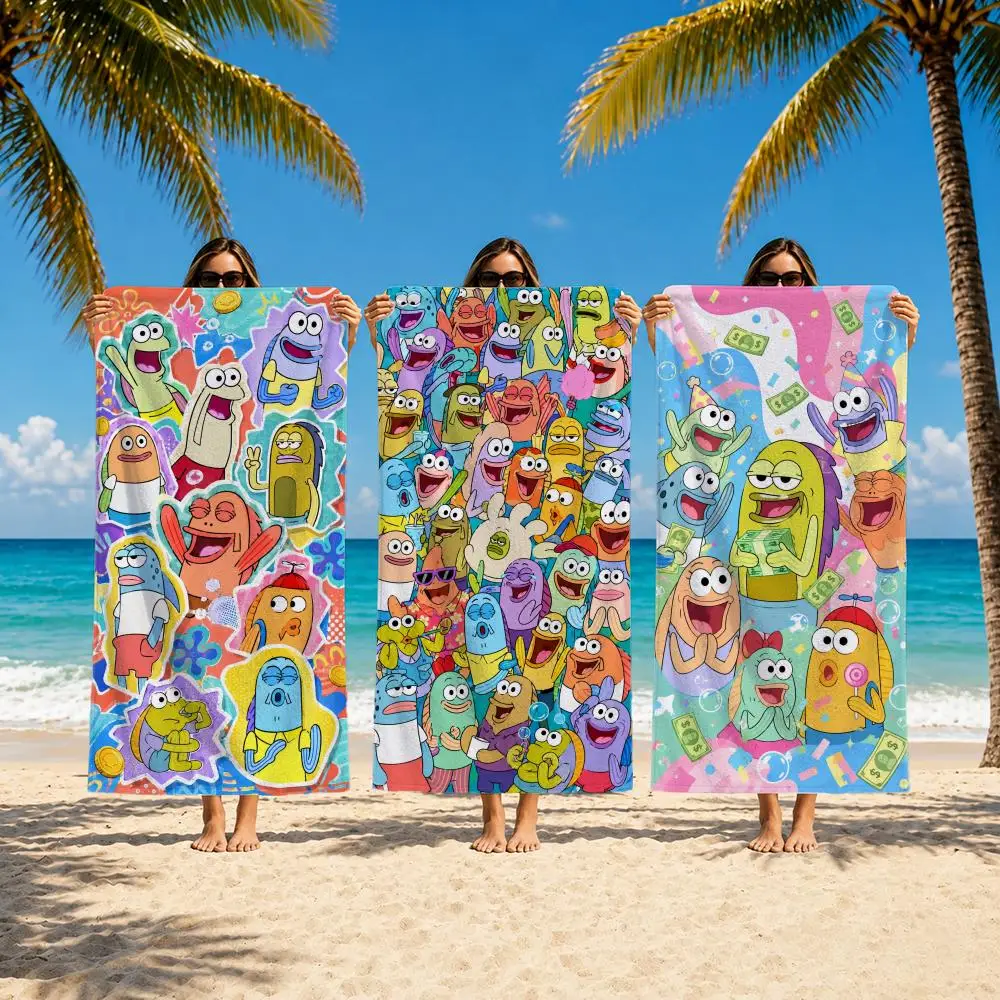 B-Bikini B-Bottom T-Townsfolk Towel Towel beach towel, quick drying absorbent bath towel for Swim,Gym,Camping,Outdoor hot