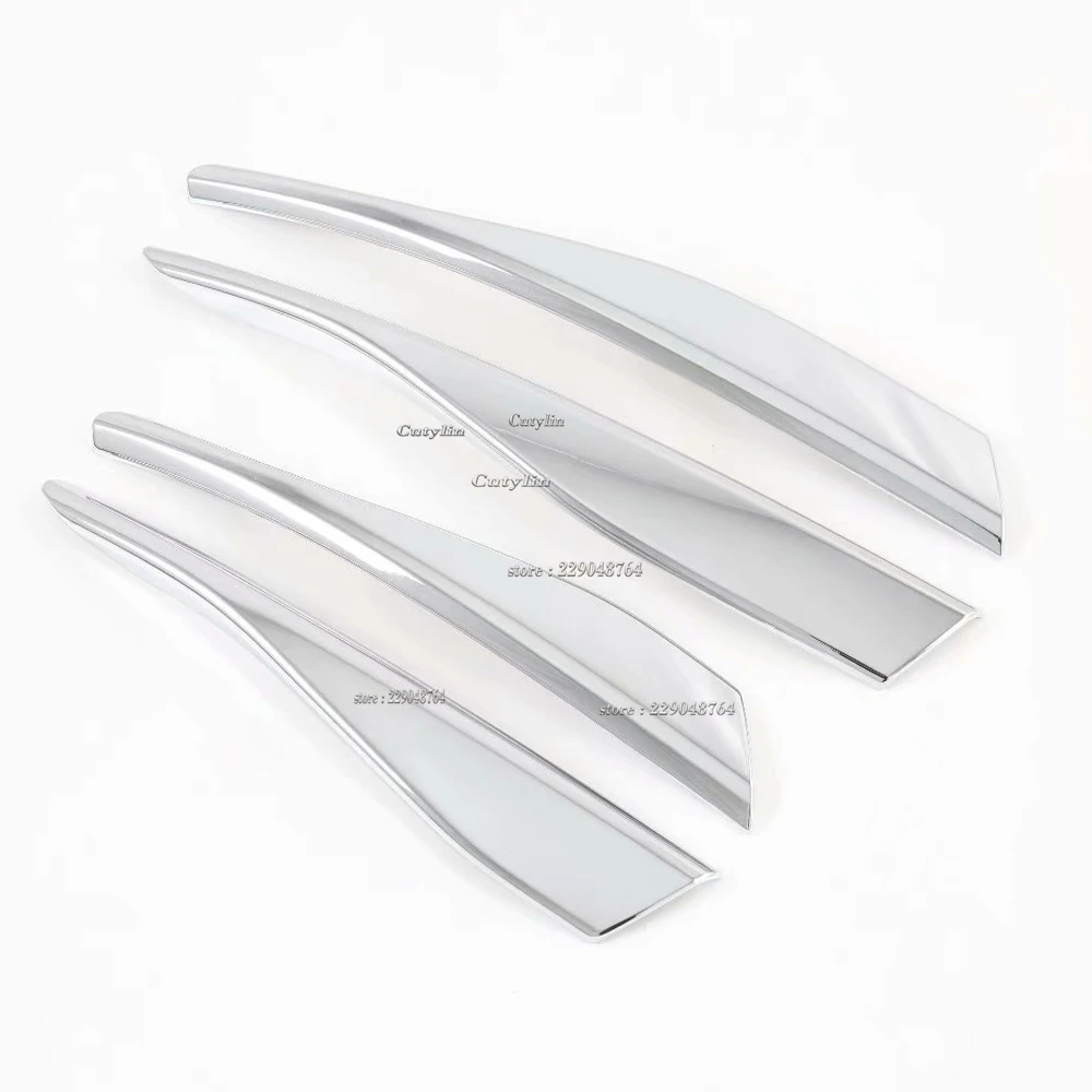 For Volkswagen VW Golf 8 MK8 280TSI Pro 2021 2022 ABS Chrome Front Fog Light Cover Trim Bezel Garnish Foglight Bumper Styling