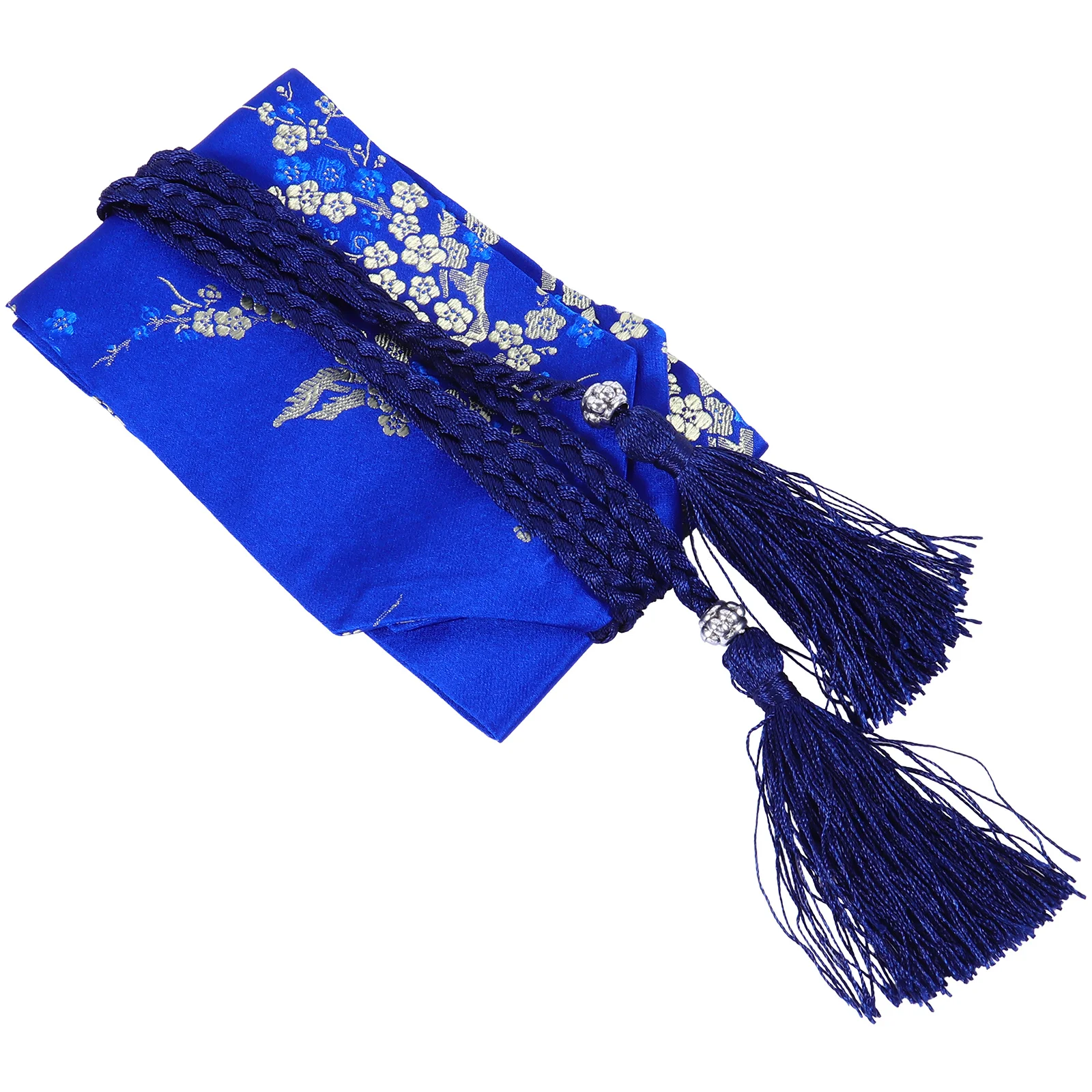 

1Pcs Japanese Ethnic Fabric Waist Belt Embroidered Flower Tassel Waistband for Women Kimono Clothes Accessory Tassel Waist Belt