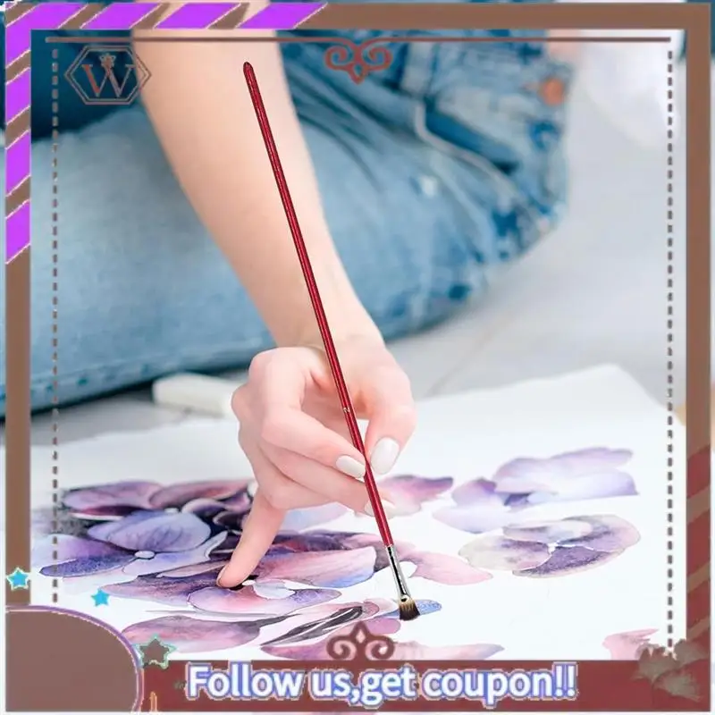 أحدث مجموعة فرش طلاء الفخار مكونة من 12 قطعة بأشكال متنوعة للفخار والألوان المائية - فرش رسم فنية بشعيرات صوف للفنانين