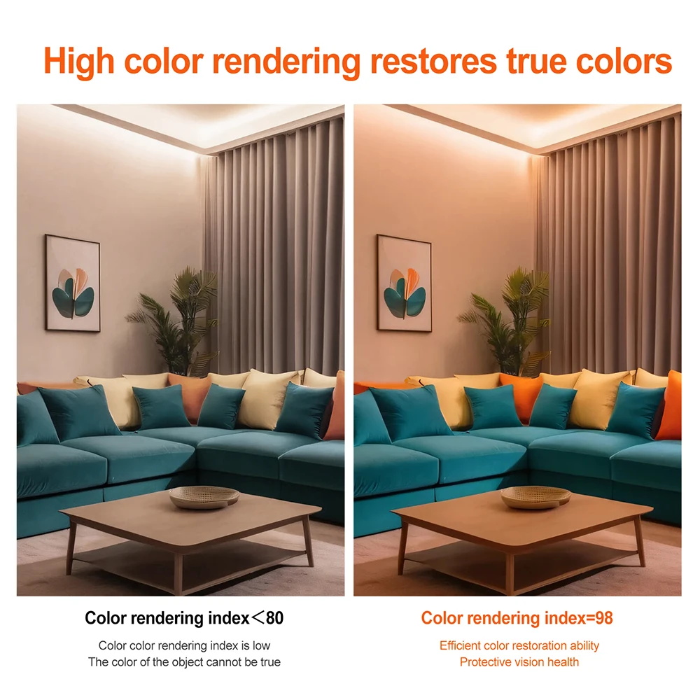 5 متر 10 متر 240LED/م LED قطاع ضوء 24 فولت RA98 2700 كيلو 3000 كيلو 3500 كيلو 4000 كيلو 5000 كيلو 6000 كيلو عالية مشرق شريط مرن 120LED إضاءة غرفة المنزل