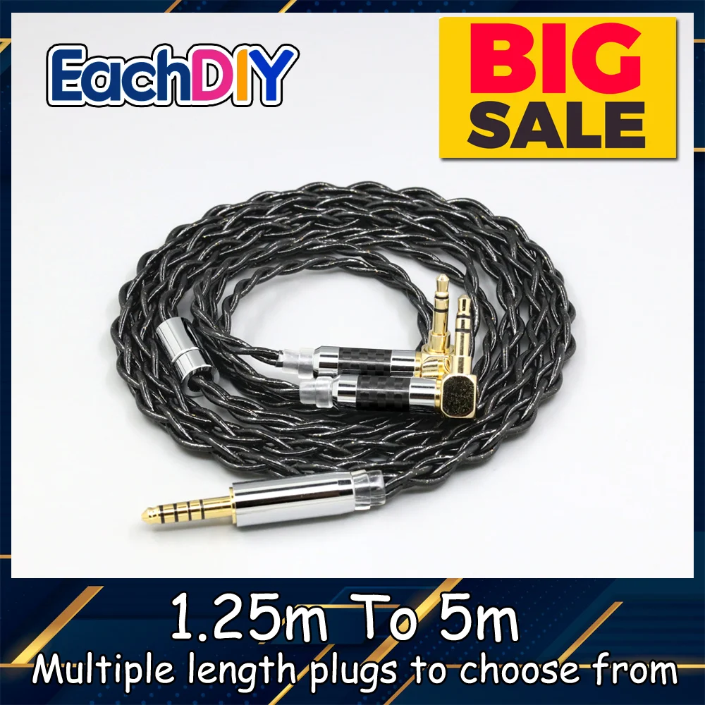 99% puro prata paládio grafeno flutuante cabo de ouro para verum 1 um fone de ouvido em forma de l 3.5mm pino ln 008338