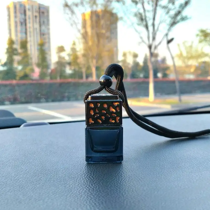 1Pc Car Mounted Perfume Hanging Empty Bottle Pendant Fragrance Oil Diffuser Rearview Mirror Car Interior Ornaments