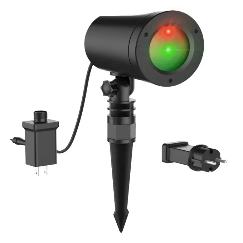 

Stylish IP65 red and green decorative mobile laser Christmas lights for homes and gardens