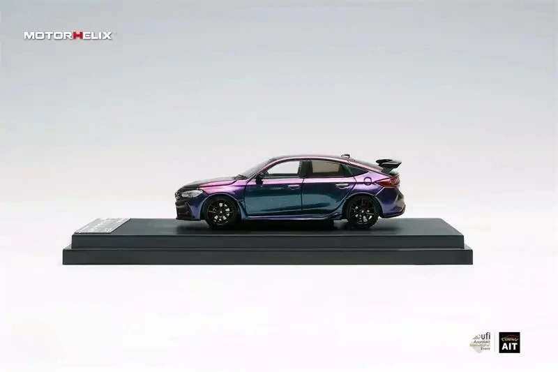 Motorhelix 1:64 Civic Type-R (FL5) Chameleon AIT Exhibition limited999 Diecast Model Car