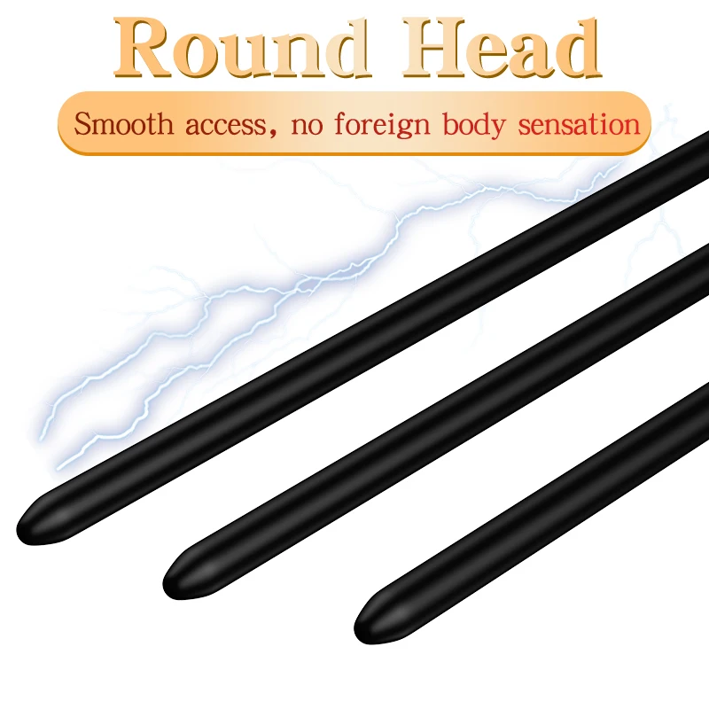 36cm Electro Sex Urethral Sounding Rod Male Urethra Electric Shock Bar Electrode Penis Plug Dilator Electro Stimulator Bdsm Toys