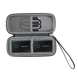 Newest Holds 2PCS Hard EVA Travel Carry Case for Samsung T7 Touch External Solid State Drives