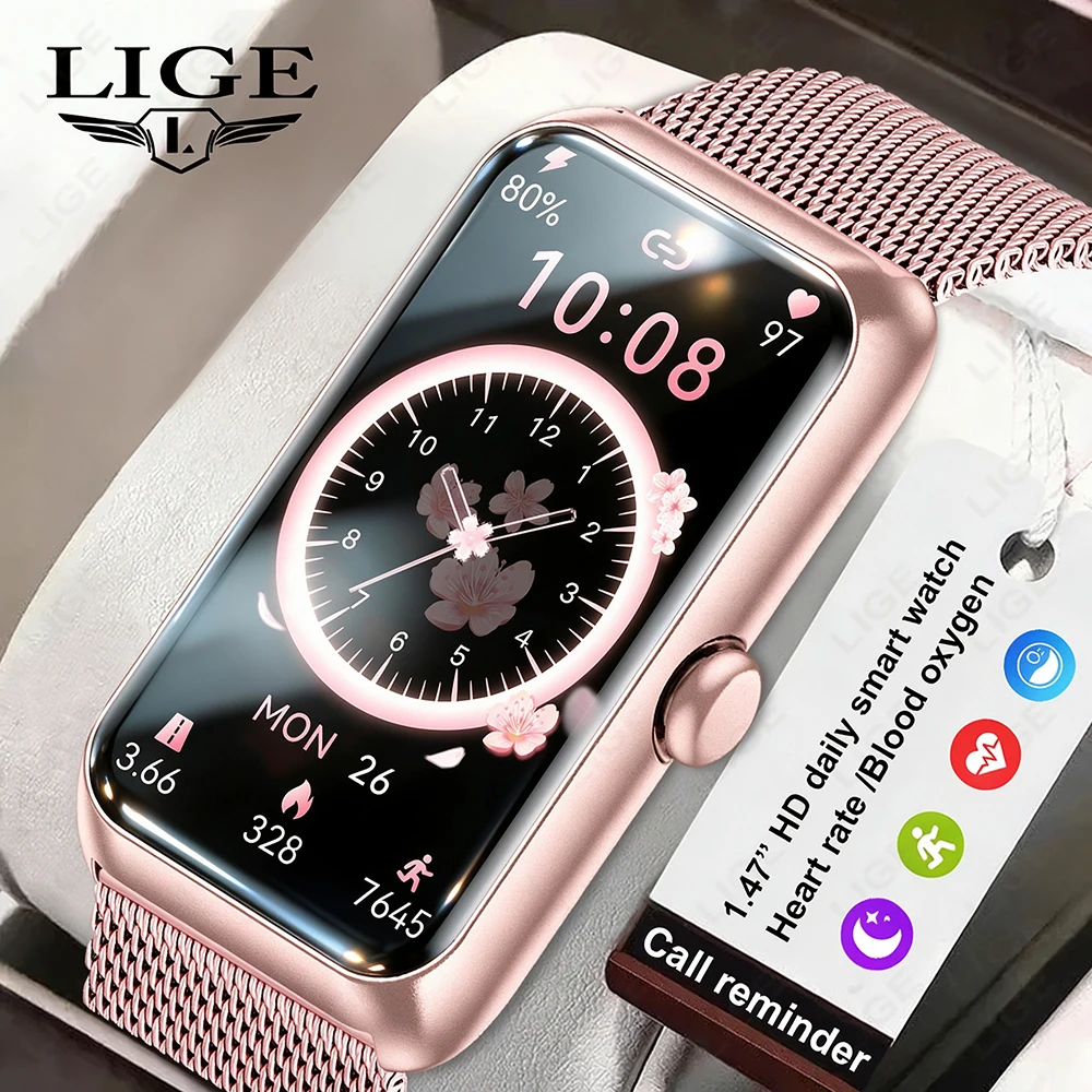 Watches Ladies Smartwatch - Bracelet intelligent pour femmes LIGE, écran