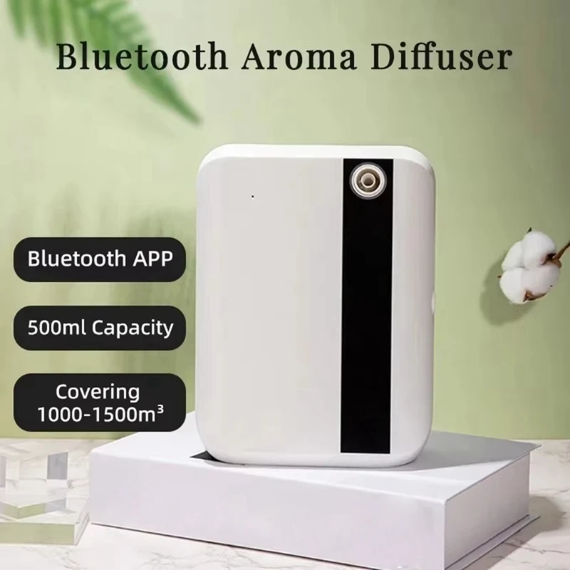 Professional Aroma Diffuser Bluetooth EssentialOil Diffuser 1500m³ Room Fragrance Diffuser Electric Smell for Home(US),B-AD23