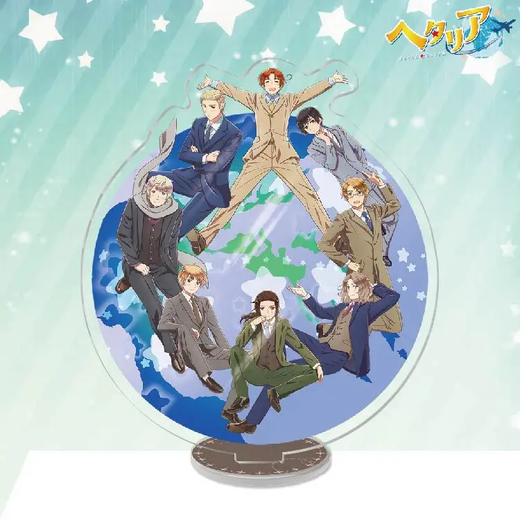 Hetalia: World☆Stars Acrylic Stand Figures Anime Axis Powers Hetalia‌ Miniatures Figurines Garage Kits Model ACG Toys Ornaments