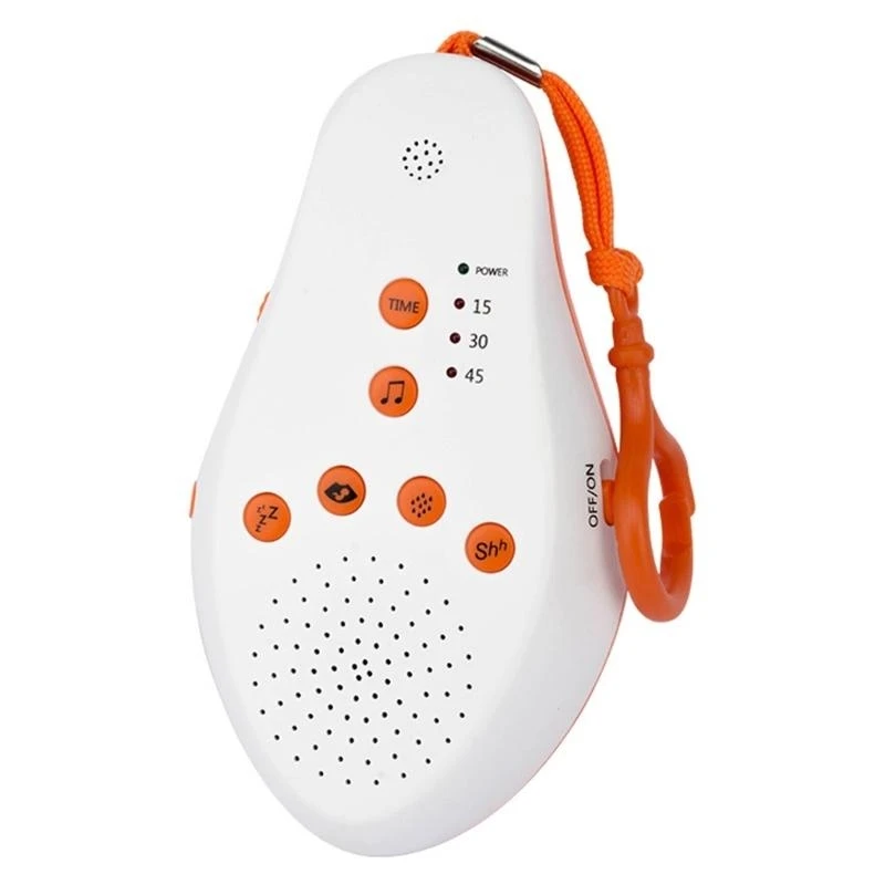 J15U Baby White Noise Sound Machine Music Soothing Toy Infants Sleep Helper Therapy