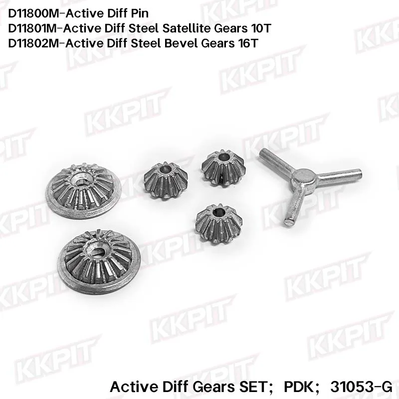 KKPIT-PDK-LSD Gear Diff Assembly Active Diff Gears-31053-G-D11800M