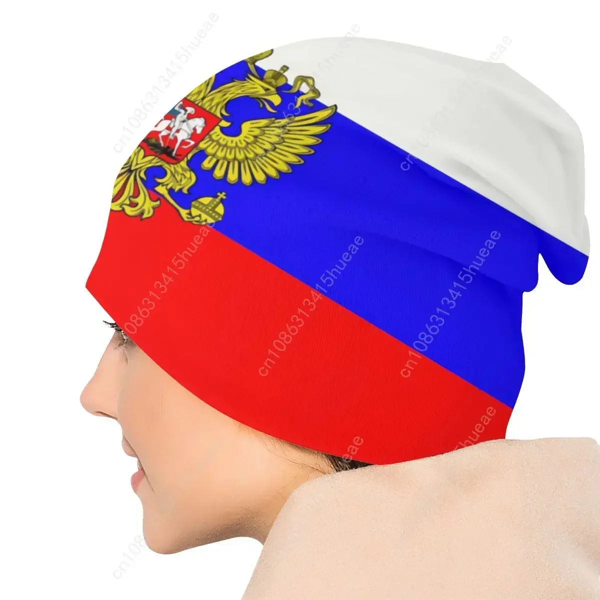 للجنسين شتاء دافئ بونيه فام قبعات منسوجة موضة العلم الروسي قبعة قبعة في الهواء الطلق التزلج بيني قبعات للرجال والنساء