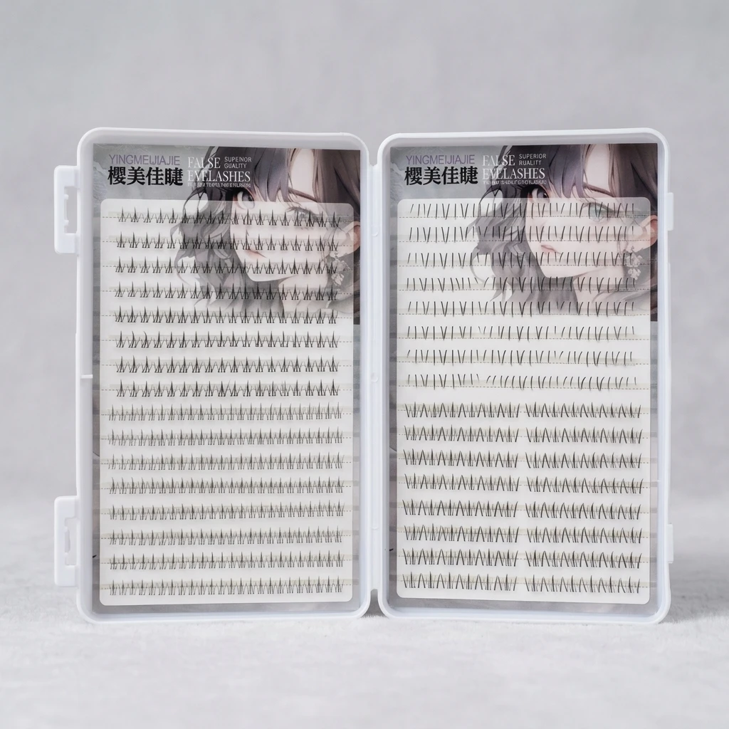 32rows Mixed Lower False Eyelashes Book Natural Synthetic Fiber Under Eyelash For Daily Makeup Party Beginners Curl Manga Lashes