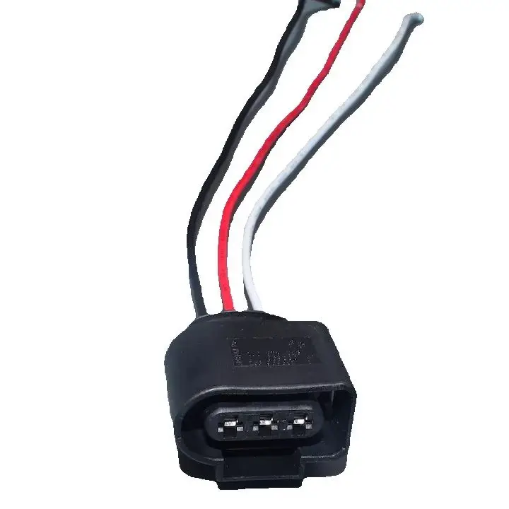 shhworldsea  3 Pin 1J0 973 723 1J0973723 Female Car Plug Automotive Wire Electrical 3.5mm Connector For VW